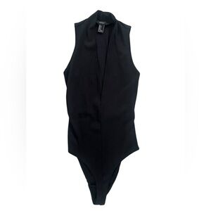 Black Sleeveless Bodysuit S